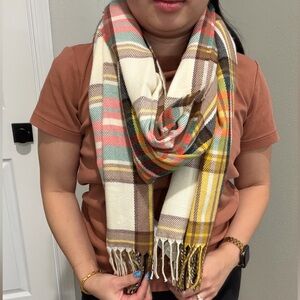 Plaid Multicolor Scarf